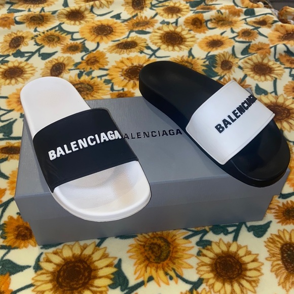 Balenciaga Shoes - Balenciaga Womens slides worn but in great condition!!